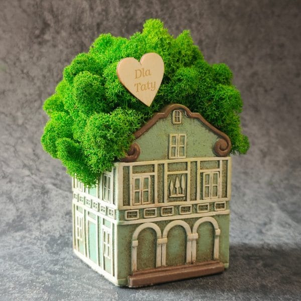 Domek z mchem - prezent dla Taty