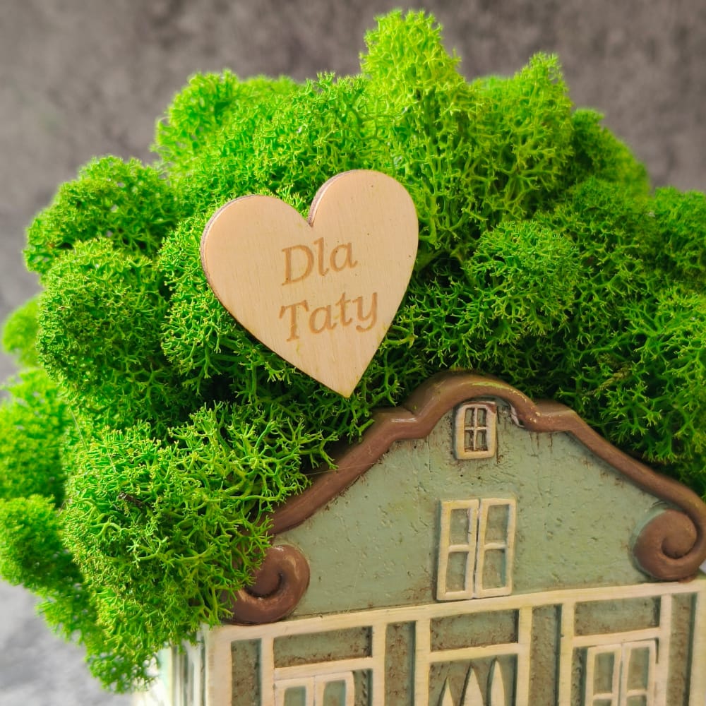 Domek z mchem - prezent dla Taty - obrazek 3