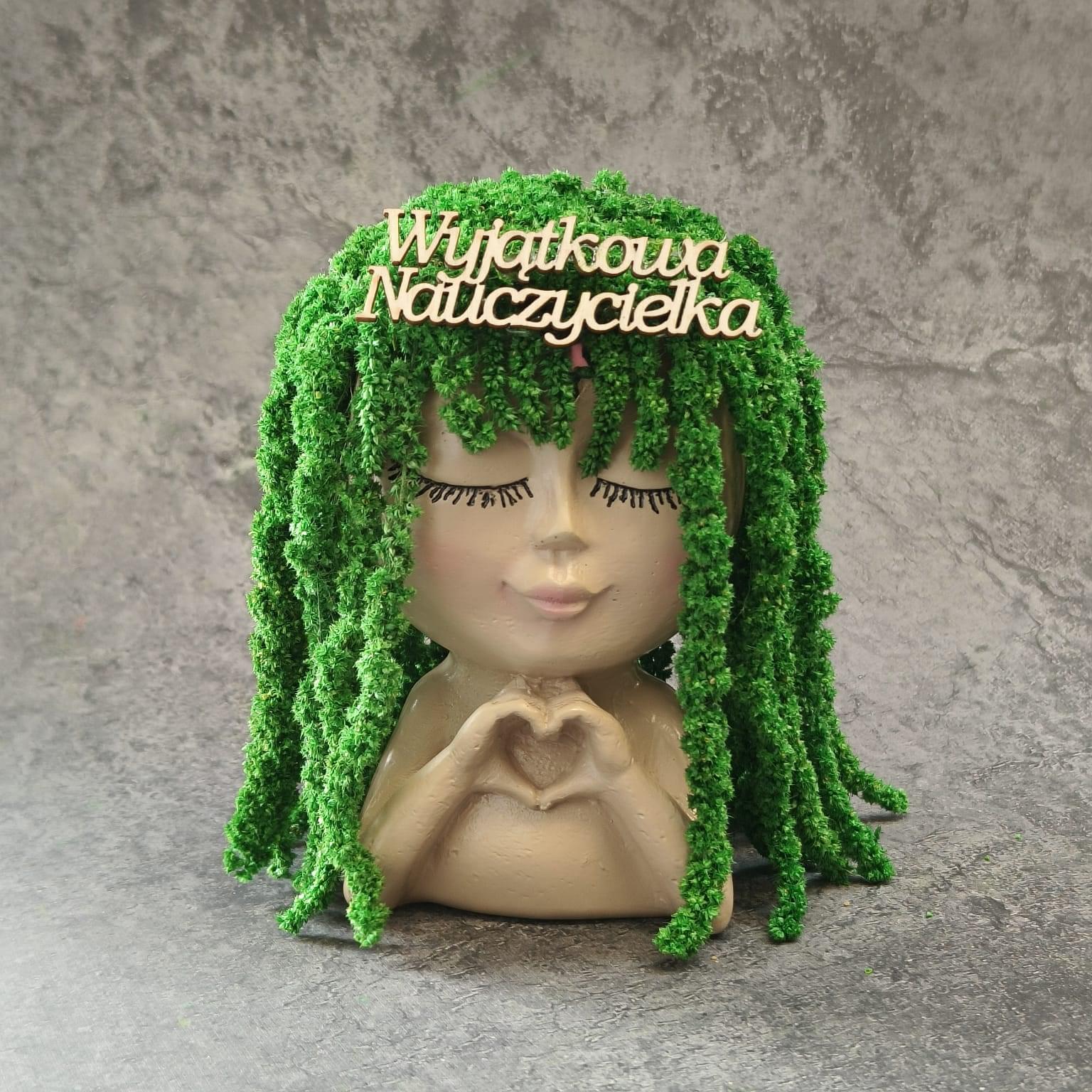 Figurka z szarłatem - prezent dla nauczycielki